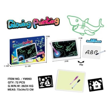 3D Magic LED Drawing Pad for Kids