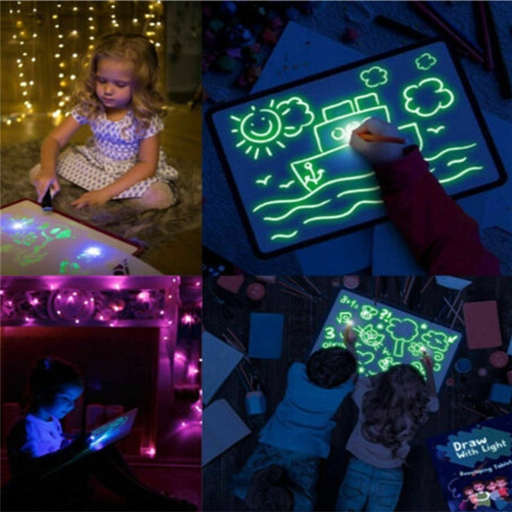 3D Magic LED Drawing Pad for Kids